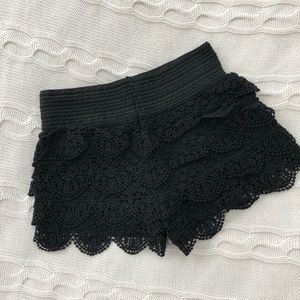 Lace Ruffle Shorts